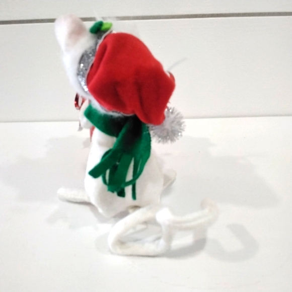 Annalee 6 " Silver Sparkle Gift Mouse 🎄 - Picture 4 of 6